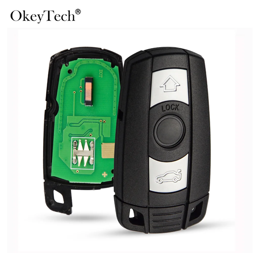 OkeyTech Смарт ID46 PCF7945 дистанционного ключа для BMW 1/3/5/7 серии X1 X5 X6 Z4 CAS3 передатчик