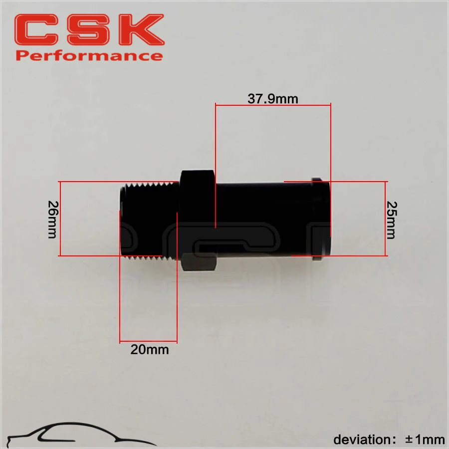 4 шт. Алюминиевый штуцер для шланга 1/4 &quotNPT типа папа|npt hose barb|aluminum fittingsaluminum barb fittings