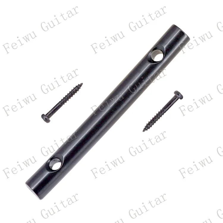 Black X 1 Pcs 1 шт. фиксаторы струны штанга для регулирования натяжения для электрогитары Tremolo системы/длина 45 мм/золото и черный и хром и песок серебро - Цвет: Black X 1 Pcs