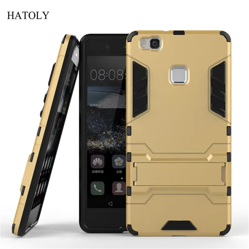 

For Huawei P9 lite Case Rubber Robot Armor Shell Hard PC Phone Cover for Huawei P9 lite Protective Case for Huawei P9 lite 2016