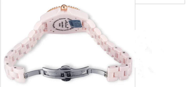 

Women Fashion MELISSA Brand Ceramic Watches Japan Quartz Elegant Lady Zircon Dress Wrist watch Analog Relojes Montre femme F8096