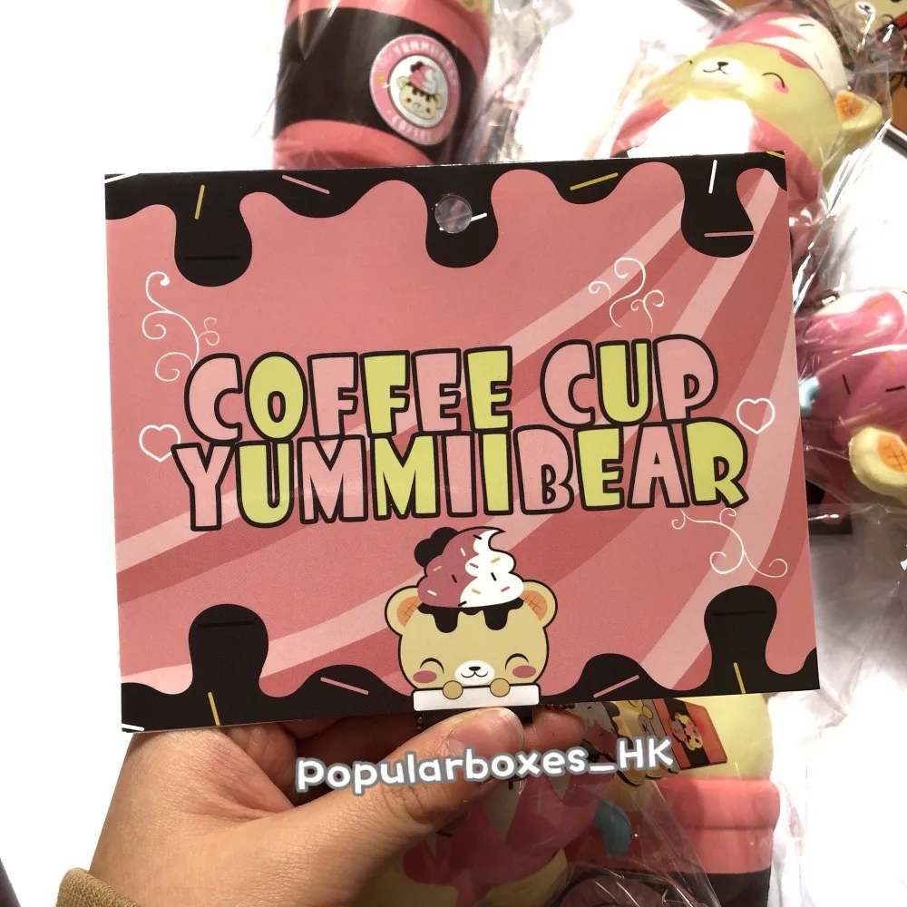 Медленно восстанавливающая форму игрушка Creamiicandy yummiibear кофе | Игрушки и хобби
