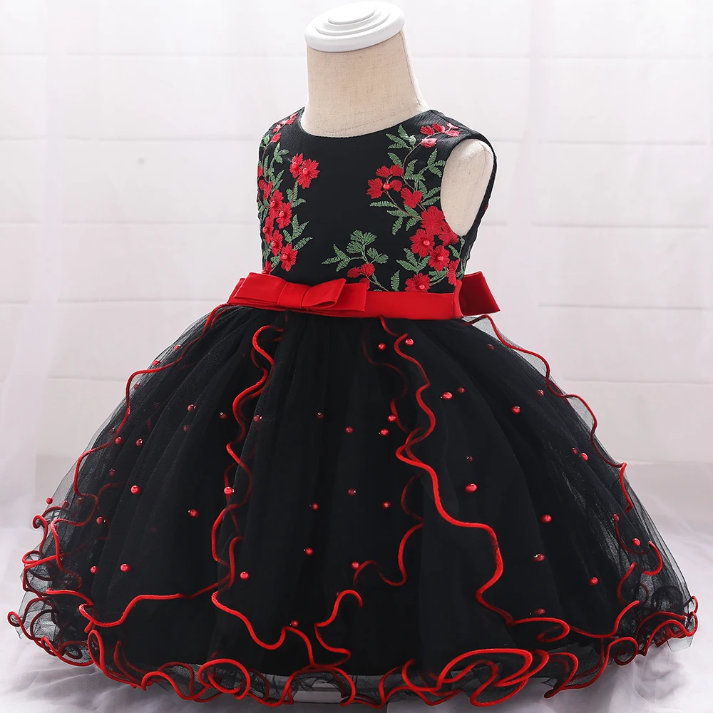 Vestidos Платье для первого дня рождения Летнее платье для маленьких девочек Детские вечерние Крещение платья для новорожденная девочка одежда