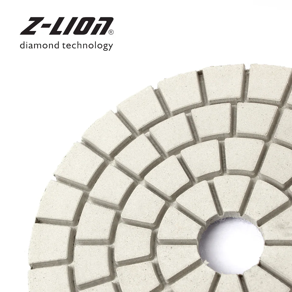 4 Inch White Buff Diamond Pads Polishing Disc Premium Quality Buffing Wheel For Granite Stone Tool | Инструменты