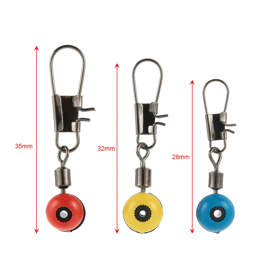 60 шт. 3 цвета космические бобы рыболовный соединитель поплавковый вращающиеся