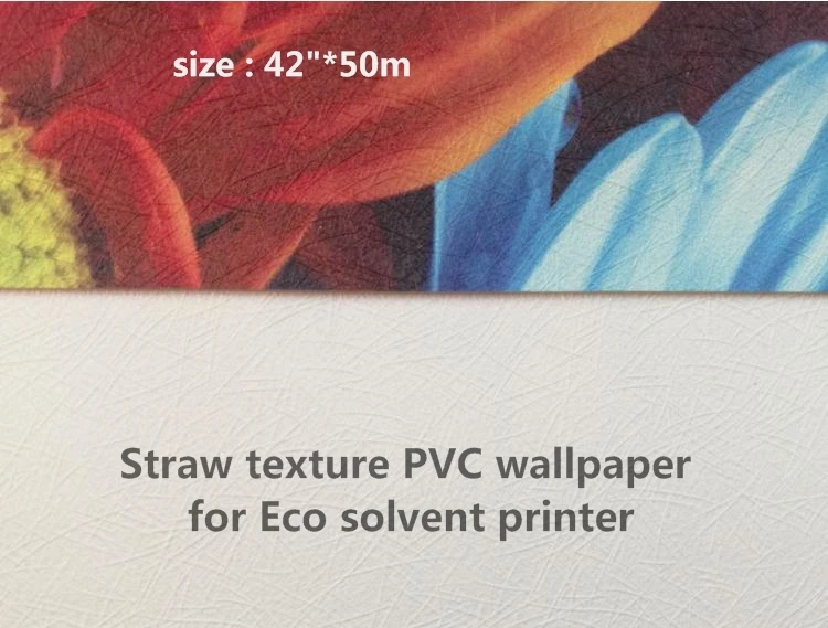 

240gsm 42"*50m Straw pattern wallpaper roll for digital printing