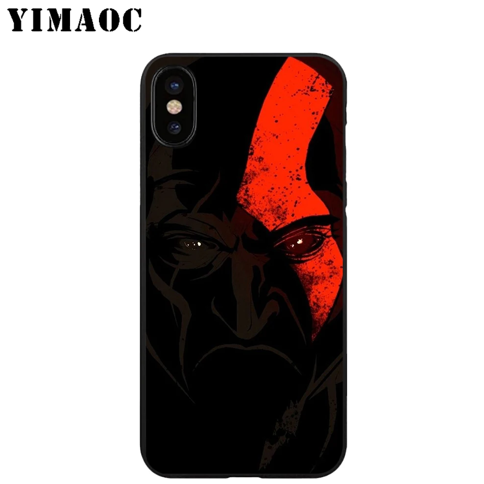 Мягкий силиконовый чехол YIMAOC God of War для iPhone X или 10 8 7 6 6S Plus 5 5S SE Xr Xs Max |