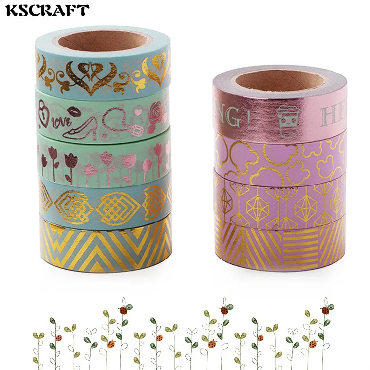 

KSCRAFT 15 мм * 10 м клейкая лента для скрапбукинга DIY Craft Sticky Deco маскирующая Японская Бумага васи лента ананас