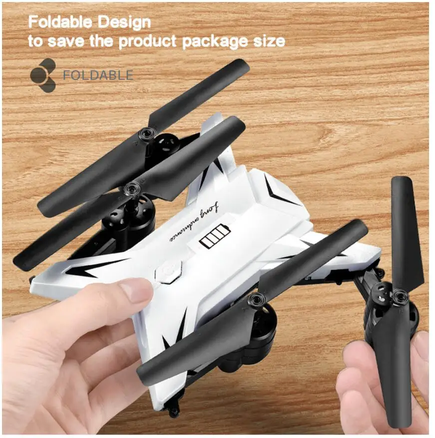Радиоуправляемый вертолет KY601S Дрон с 1080 P wifi камерой FPV складной квадрокоптер