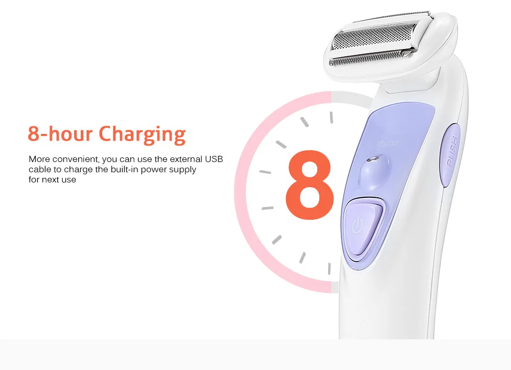 Женский электрический триммер POVOS Многофункциональный беспроводной для волос на