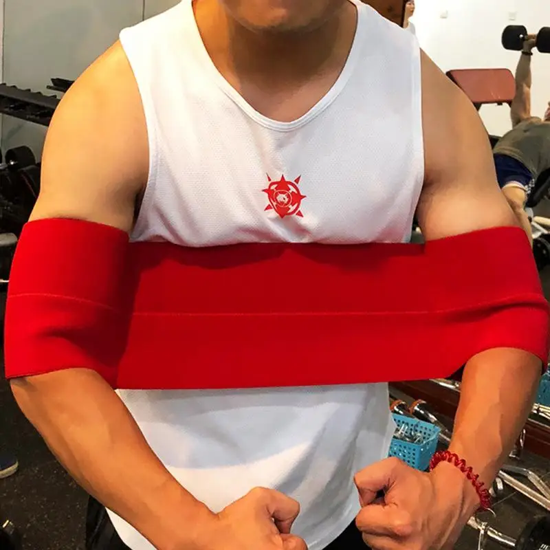 Скамья пресс Рогатка Powerlifting увеличение силы нейлоновая лента Тяжелая атлетика налокотники фитнес тренажерный зал тренировки локоть поддержка