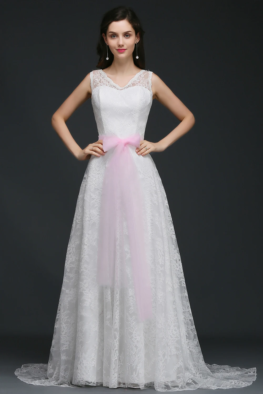 Новые Элегантные свадебные платья свадебное платье цвета слоновой кости белое