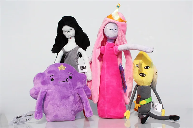 15-28 см время приключений принцесса комом пространство боннибель Bubblegum Lemongrab Марселин мягкая плюшевая игрушка куклы - Цвет: Серый
