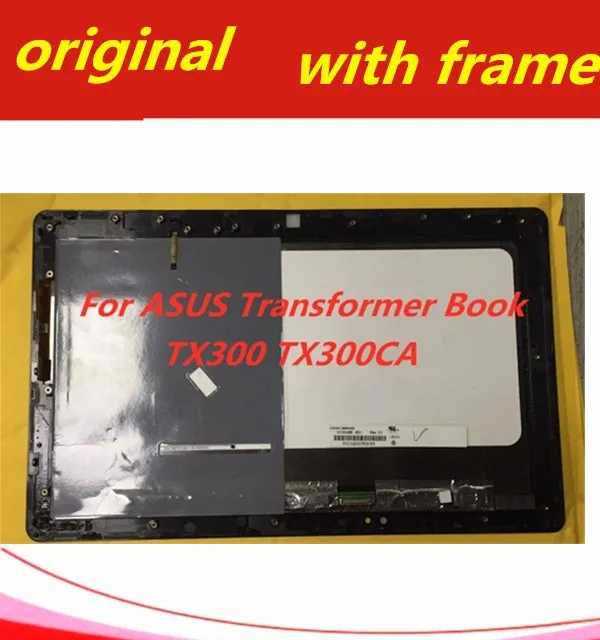 Для ASUS Transformer Book TX300 TX300CA ЖК-дисплей Панель кодирующий преобразователь сенсорного экрана в сборе с рамкой Замена N133HSE-E21