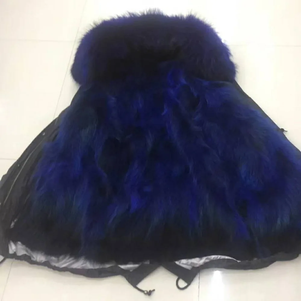 Женское длинное пальто с натуральным мехом енота непромокаемая парка капюшоном