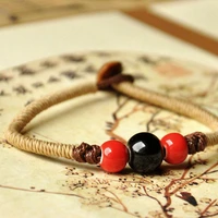 12 pieceslot ethnic women men bracelets ceramic beads charm statement cuff bangles braied rope adjustable wristbands jewelry
