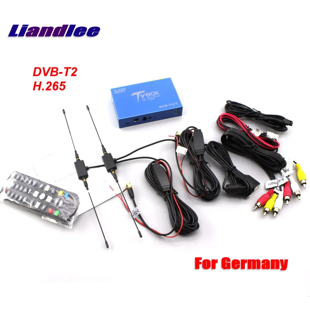 online Modelo DVB-T2-T116 H265 H.265 Receptor De Tv Digital Do Carro Para Alemanha D-TV Caixa Móvel 2 Antena Hd 1080p MPEG-4
