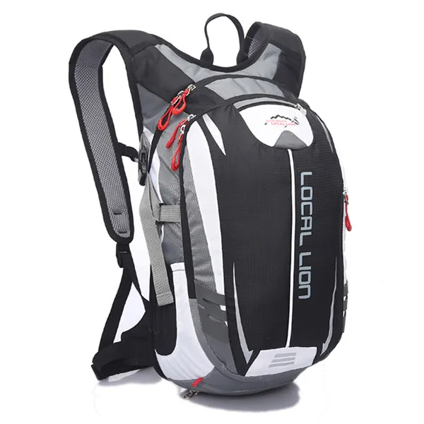 black bag Местный рюкзак для альпинизма со львом+ 2 л сумка для воды MTB18L велосипедный Рюкзак дышащий Открытый рюкзак для велоспорта походные велосипедные рюкзаки - Цвет: black bag