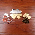 Зеркало для свадебного стола, с фамилией мистера и миссис, 50 шт., персонализированное выгравированное название