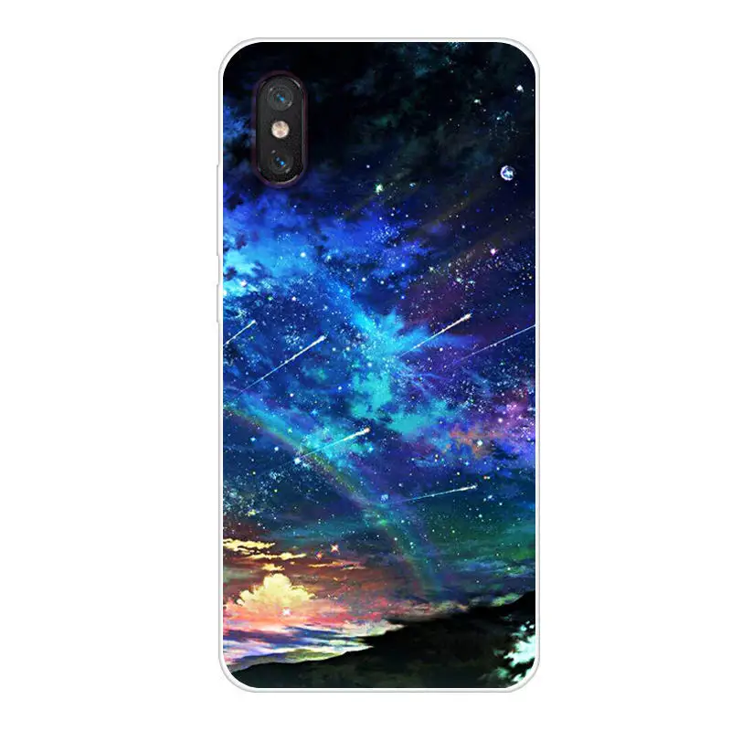 Чехол для Xiaomi Mi 8 Pro силиконовая задняя крышка чехол телефона глобальной версии Mi8