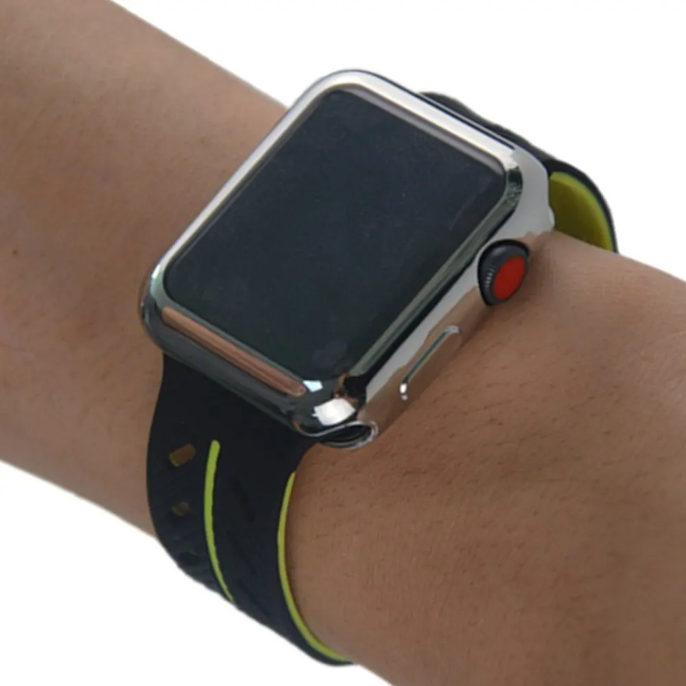 KLFS 360 градусов полное покрытие для Apple Watch серии 1/2/3/4 38 мм/42 мм 40 мм/44 позолоченный