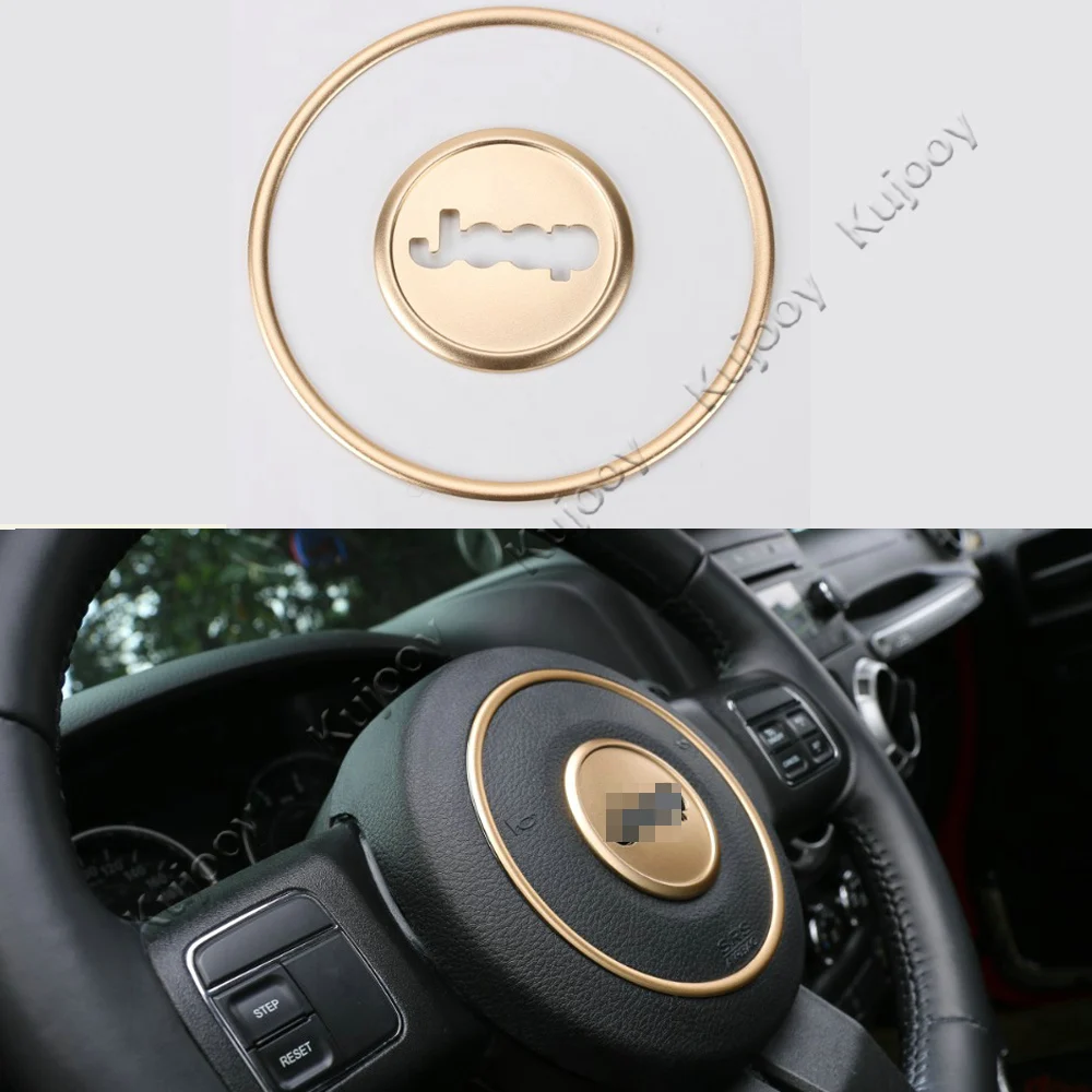 Красное/черное/синее/серебристое/Золотистое украшение на руль отделка для Jeep Grand
