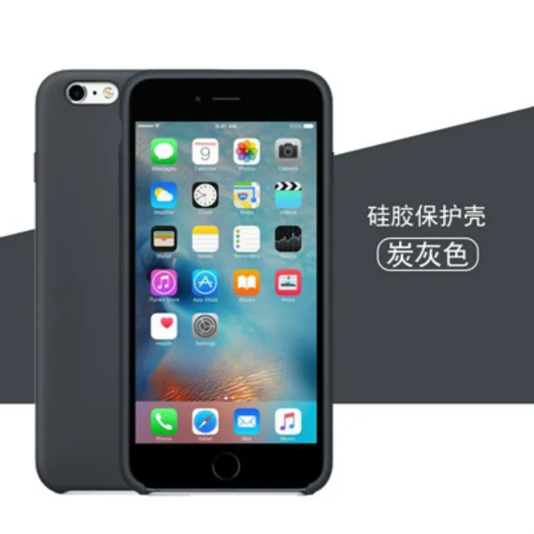 Жидкий силиконовый чехол для телефона для iphoneX чехол одноцветные матовые однотонные крышка чехол для iphone7 7plus 6 6s, 8, 8 plus, XS MAX