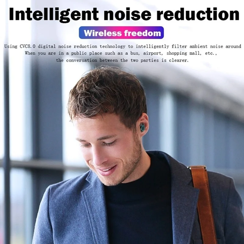 Беспроводные наушники 5,0, Bluetooth, 3D, глубокий бас, IPX7, для улицы, беспроводные наушники с 3000 мАч, внешний аккумулятор, гарнитура для IOS, Android