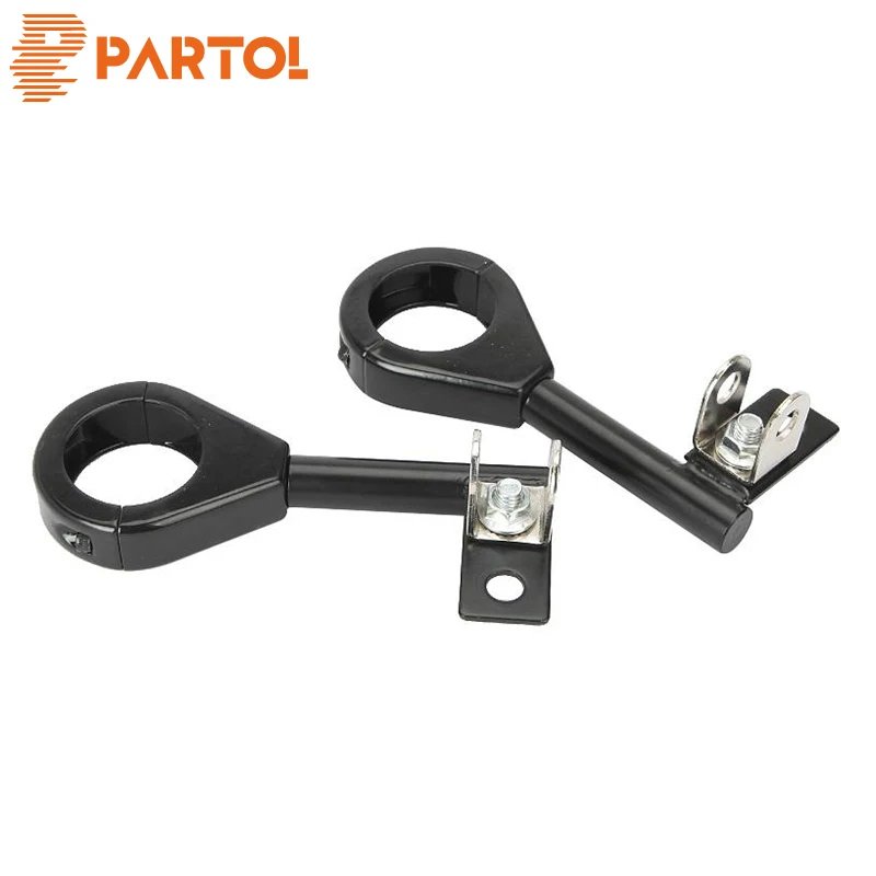 Partol 2 шт. фара для мотоцикла кронштейн фары вождения перемещение света вилка