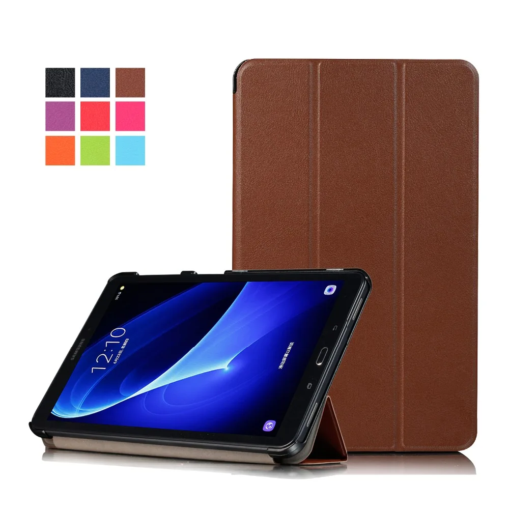 Чехол для samsung Galaxy Tab A 10,1 SM-T580 T585 из искусственной кожи чехол для планшета с функцией автоматического сна/пробуждения чехол для samsung Galaxy Tab A6 10,1 чехол