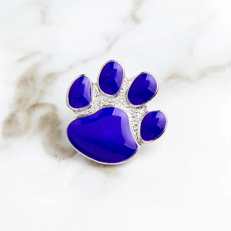 Пурпурная собачья лапа заколка кошка котенок женский ошейник рубашка корсаж