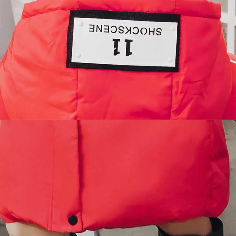 2018 Winter New Fashion Stripes Women Feather Cotton Jacket Plus size Long Thick Hooded Straight Cotton Coat Female Parkas WZ740