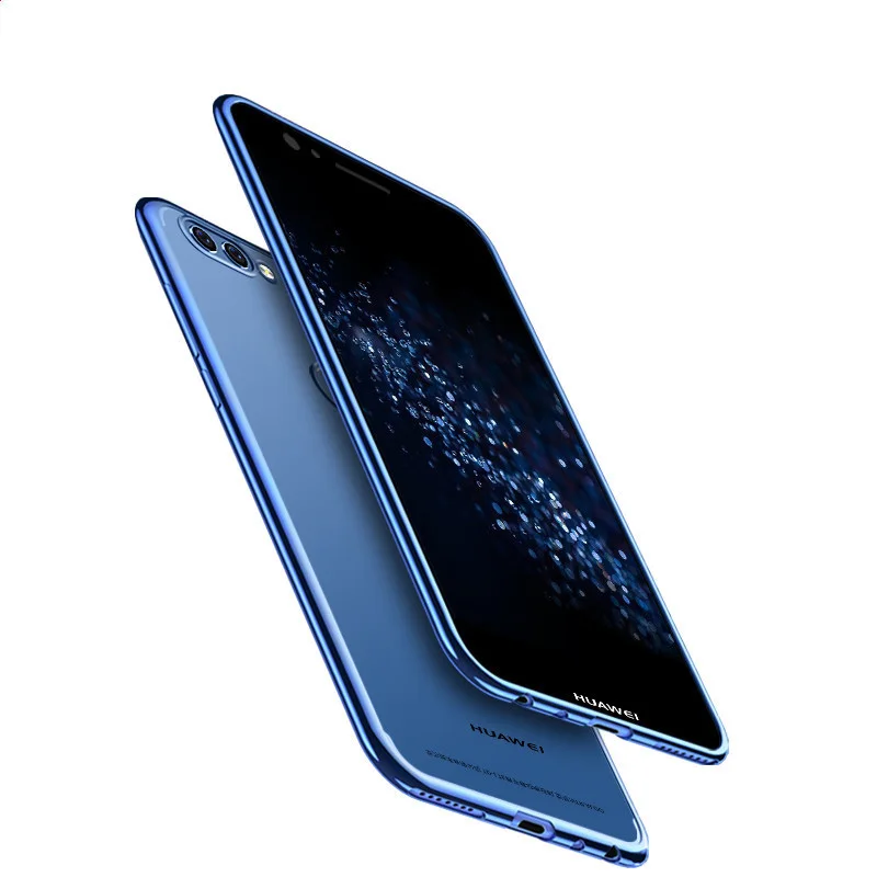 Чехлы для huawei PSmart/P Smart 2019 чехол Роскошный силиконовый покрытие TPU аксессуар Coque