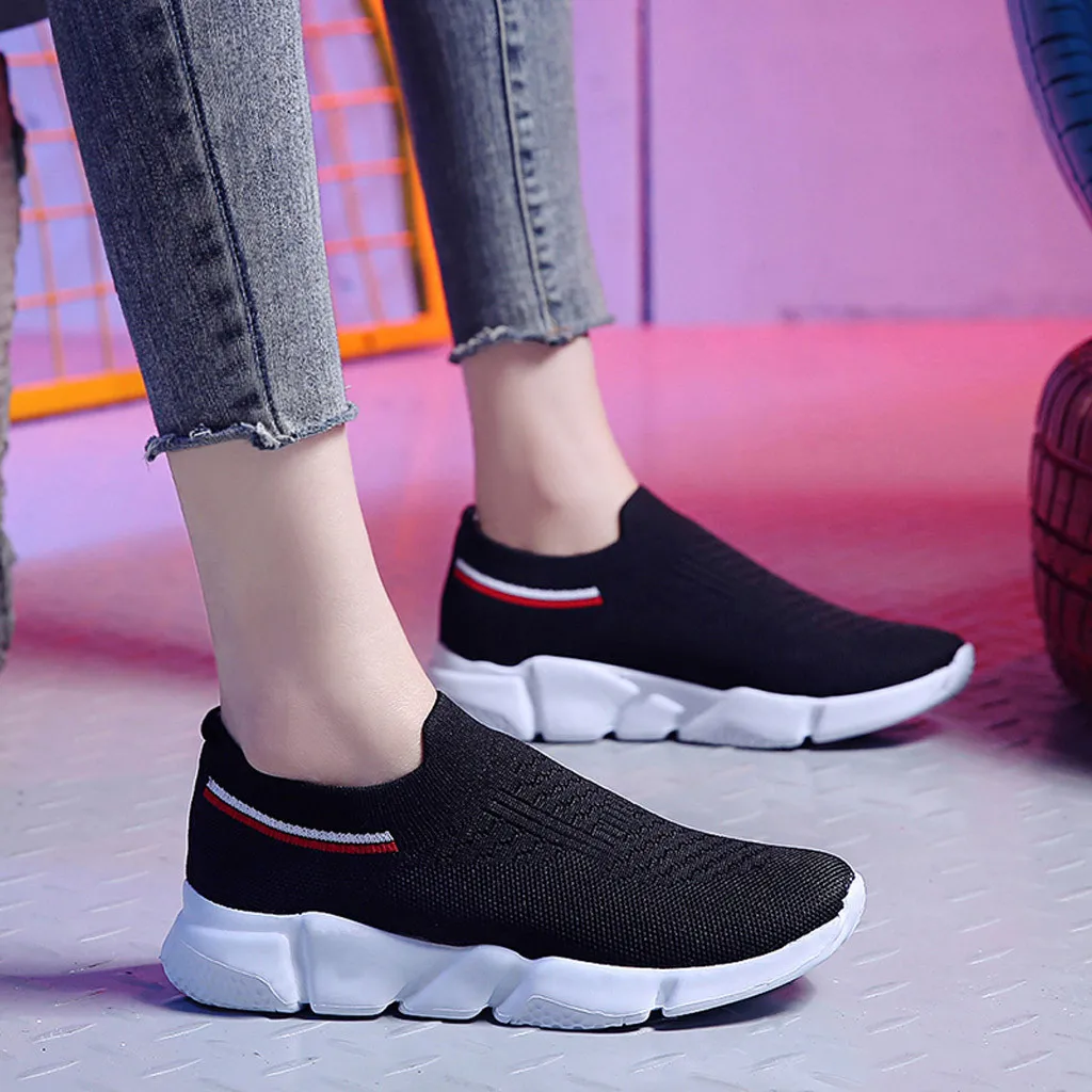 Женские кроссовки черные повседневные на платформе весна лето 2019|Женские и кеды|