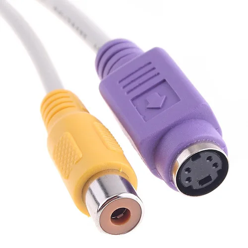 Высококачественный Премиум преобразователь AV выход Переходник VGA к S Video / RCA