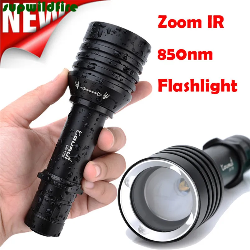 Горячее предложение! COURUI CR 1706 зум IR 850nm фонарик Бесплатная доставка # NO12|850nm flashlight|ir