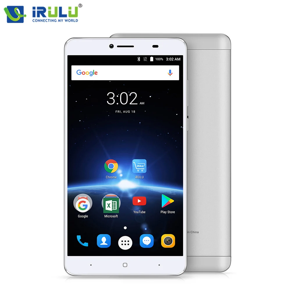 IRULU GeoKing 3 Макс смартфон 6 5 &quotFHD Android 7 0 Octa Core 3g + 32 г сзади Камера 13 МП 4300 мАч Dual SIM