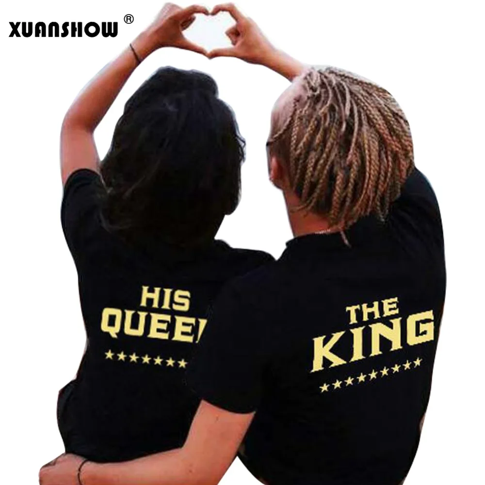 Рубашка XUANSHOW Lovers модная повседневная мужская футболка с коротким рукавом