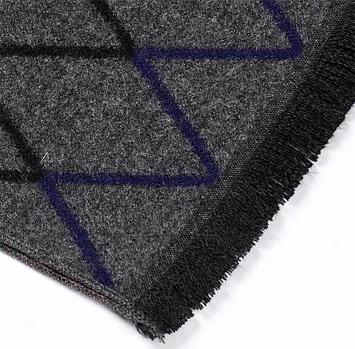 Новый модный кашемировый шарф для мужчин и женщин с кисточками на весну осень