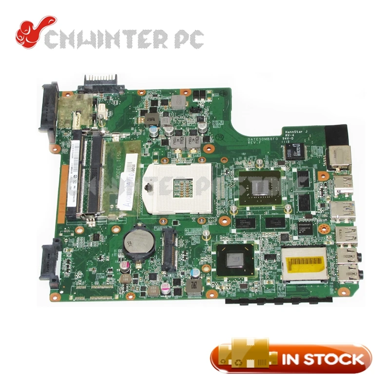 Материнская плата NOKOTION A000074700 DATE5DMB8F0 для ноутбука toshiba satellite L700 L745 HM65 GPU GT525M 1 ГБ