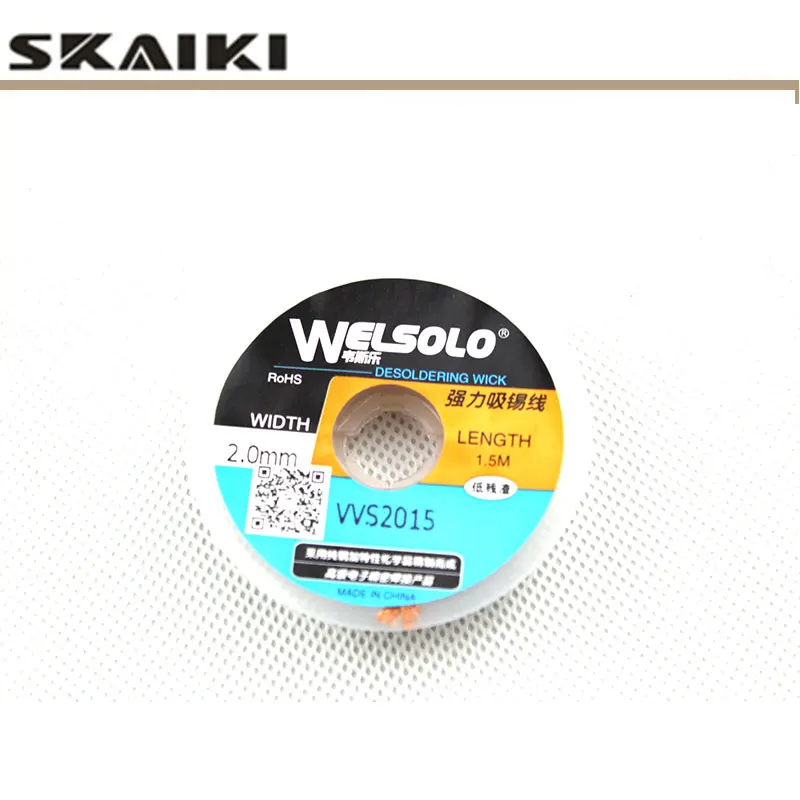 WELSOLO5 шт. 1 5 мм/2 0 мм/3 мм паяльная проволока для распайки фитиля аксессуар пайки