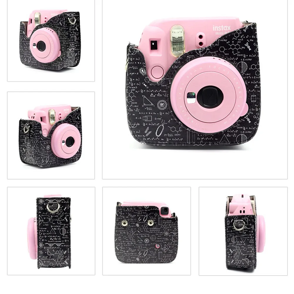 Чехол для камеры Fujifilm Instax Minifor чехол из искусственной кожи с плечевым ремнем Mini 9 8