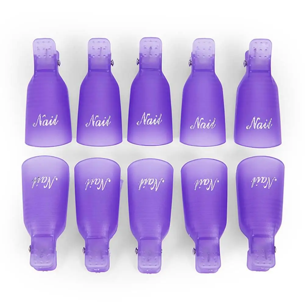 10 шт. Профессиональный лак для ногтей УФ-гель удаления обертывания дизайн