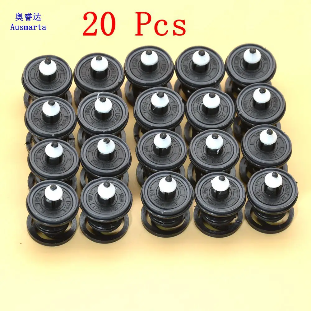 20 Pcs 10-100 P cs OEM подлинное внутренняя отделка двери Панель нажимной тип крепежа зажимы для SCIROCCO T4/T5 A1 A4 Q3 Q5 Q7 сиденье 7L6 868 243 - Название цвета: 20 Pcs