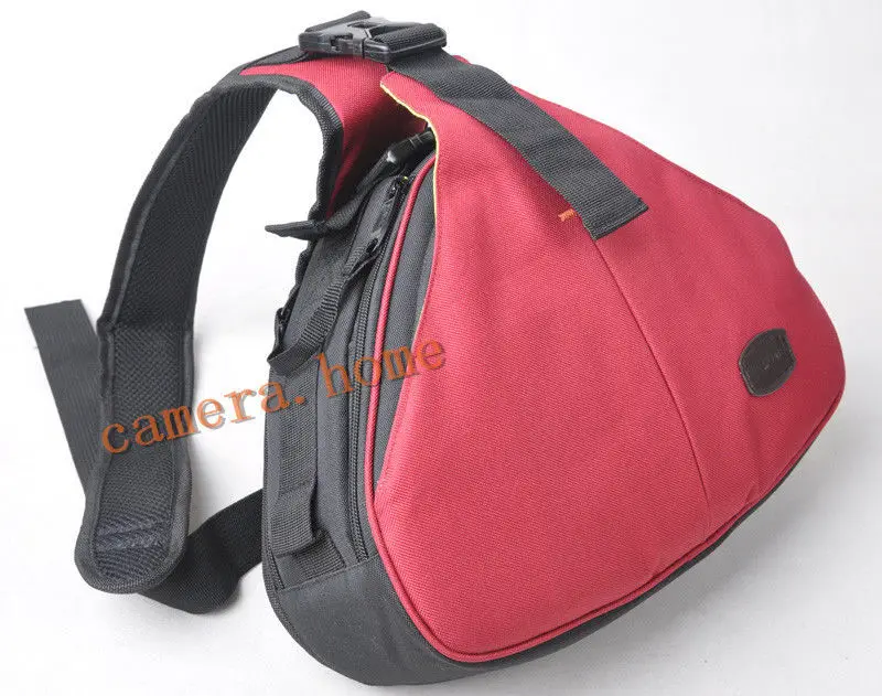 Портативная красная поясная сумка для камеры чехол Canon EOS Nikon Sony Olympus Pentax jvc |