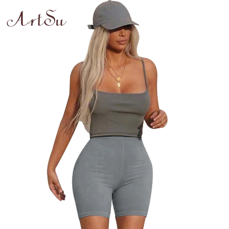 ArtSu Fashion Women Shorts High Waist Slim Short Feminino Sexy Outdoor Club Party Elastic Pants Female New ASSH40043 | Женская одежда