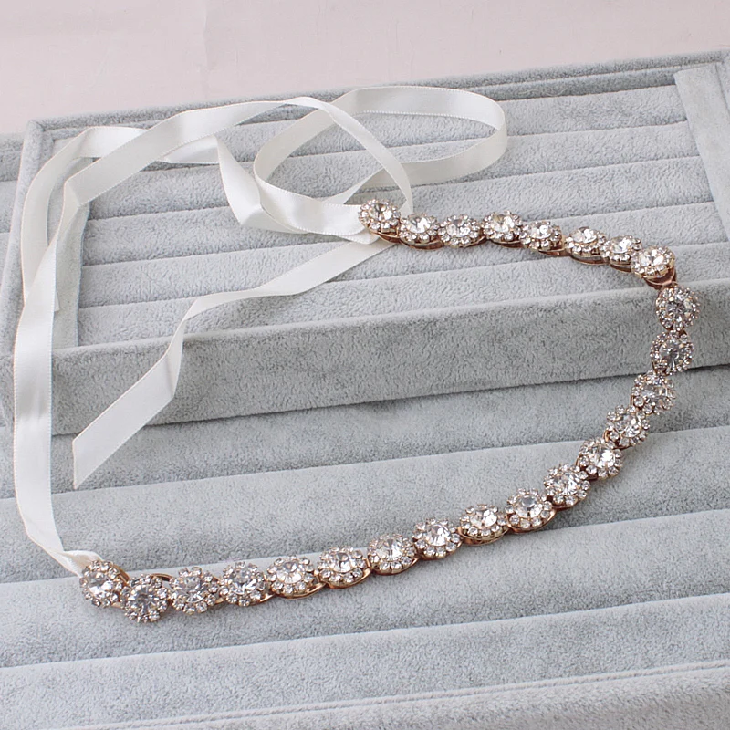 Модные Мода невесты Банданы волос с изысканной ручной работы сплава со стразами