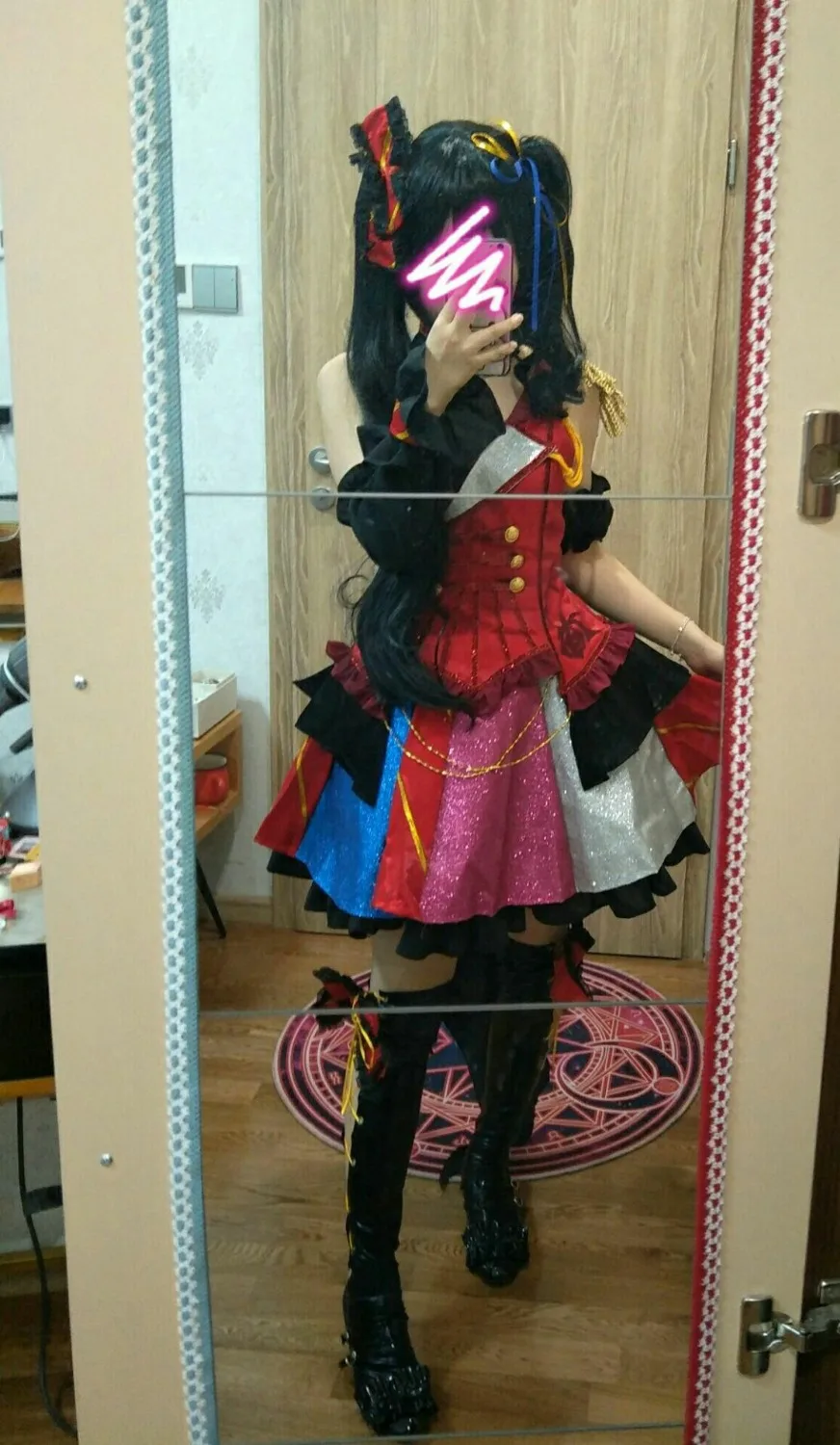 Кошмар Date a Live аниме Косплэй Idol Каруми костюм платье женский подарок |