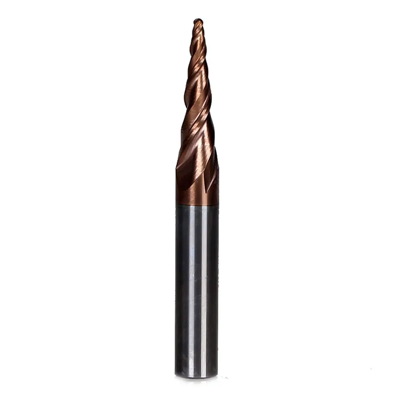 Сферические концевые фрезы R0.75 * D6 20 50L 2F HRC55 вольфрамовое твердое Карбидное