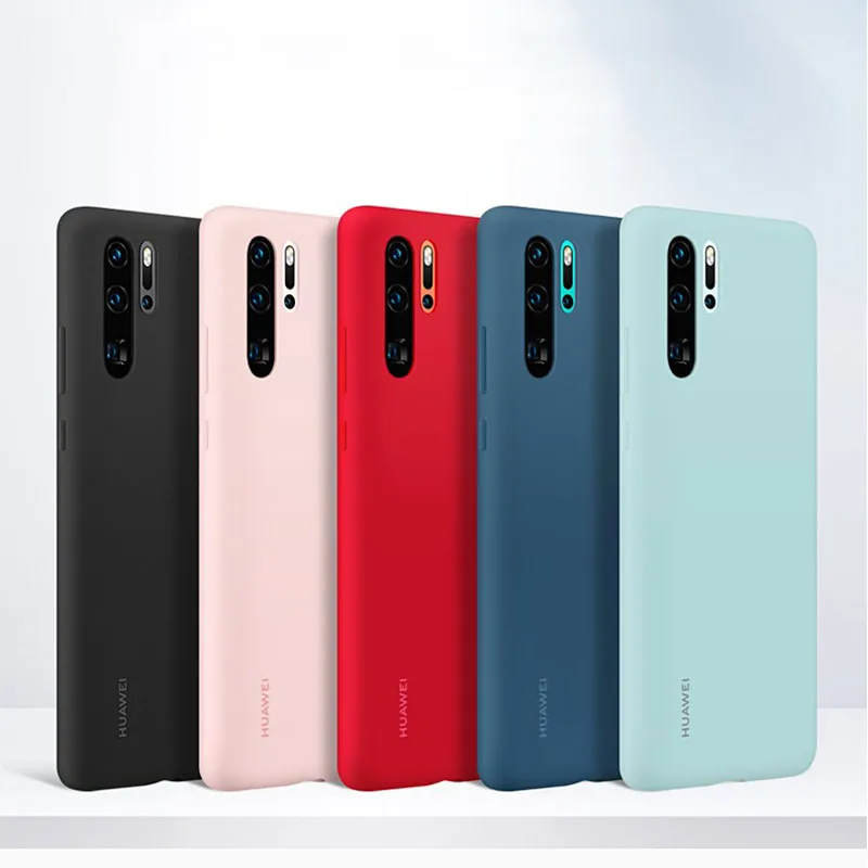 huawei P30 pro силиконовый чехол на заднюю панель 360 Симпатичные противоударный официальный p 30 Роскошные жидкий мягкий силиконовый P30 pro Чехол